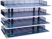 1/32 Parking Lot Display Case,Model Car Garage,Multi Layers Display Stand for Alloy Car,Model Toy Mini Model Car Storage Box, 4 Layers