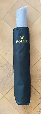 Authentic Rolex Personal Portable Umbrella With Case Push Button Open Brand New