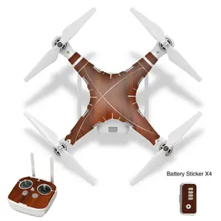 SUMEA DJI大疆phantom3精靈3貼紙3A 3P遙控器機身電池保護多色貼紙貼膜（可來圖定制）