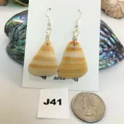 San Padre shell Earrings & Pendant Sterling Silver ear wires. Beautiful J41/91