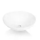Matte Stone Composite 16-in x 13-in Oval Ceramic Countertop Bathroom Vanity Sink