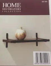NEW Home Decorators Collection 24 in. Oak Finish Rustic Classic Style wall Shelf