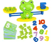 Cool Math Game, Frog Balance Counting Toys for Boys & Girls Educational Number Toy Fun Children's Gift Learning Age 3+