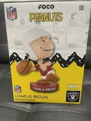 FOCO Charlie Brown Peanuts Las Vegas Raiders Big Head Bobble
