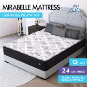 24cm Mattress Pillow Top STARRY EUCALYPT (Queen Double King Single) Queen
