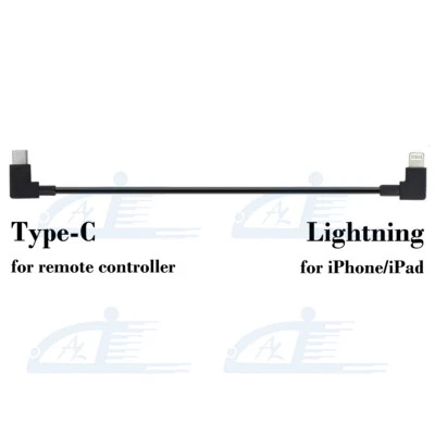 OTG Type-C Cable for DJI Mavic 3 Drone RC Remote Controller to IOS iPhone/iPad