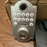 Nutomo Fingerprint Keyless Door Lock with Keypad Digital Code Deadbolt