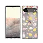 Lovey Clear Patterned Phone Case for Google Pixel 6A 7A 6 7 8 9 Pro Case Cover