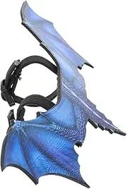 Kisangel Harness Reptile Training Turtle Walking Control Rope Bearded Dragon Accessories Reptisoil Wing-Shaped Chest Strap Reptiles Walking Leash Rabbit Leash Cami Bodysuit Reptilians Blue
