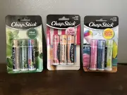 3 Packs Of 3pk ChapSticks - Three Different Assorted Flavors