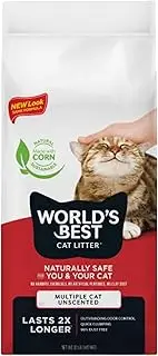 WORLD'S BEST CAT LITTER™ Multiple Cat Unscented, 32-Pounds