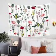 Modest Flower Garden Tapestry