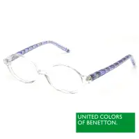 在飛比找momo購物網優惠-【BENETTON 班尼頓】專業兒童眼鏡 造型圓框設計系列(