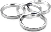 Alloy Aluminum Hub Centric Rings 72.6 to 67.1, Set of 4 - Performance Spigot,