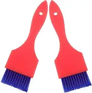 Ipetboom Hairbrush Set for Women 2pcs Soft Hair Dye Applicator Diy Tinting Brush for Salon Home Curling Brush Highlighting Tool