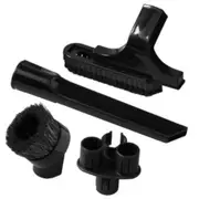 Ducted vacuum TOOL KIT & CADDY. Crevice,Dusting Brush & Upholstery Black