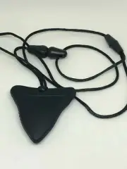 Adjustable Silicone Shark Tooth Chew Necklace