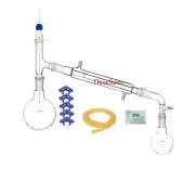 500ml,24/40,Glass Distillation Apparatus,Laboratory Vacuum Distill Device