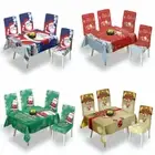 Christmas Tablecloth Table Rectangle Cover Xmas Party Waterproof Decoration AU