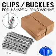 Clips Buckles for Manual U-Shape Clipping Machine U506 4000Pcs/Box Sausage Clip