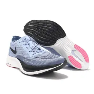 【NIKE 耐吉】競速跑鞋 Zoomx Vaporfly Next% 2 男鞋 天藍 黑 碳板 運動鞋(CU4111-401)