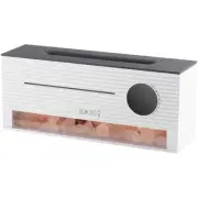 Flame Air Aromatherapy Diffuser Humidifier & Alarm Clock Salt Lamp