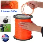 AU Commercial Use Round Trimmer Line 2.4mm*200m Mowing Whipper Snipper Cord Rope