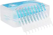 200Pcs/Box Floss Inter Brush Teeth Stick Toothpick Soft Silicone -Ended Tooth Picks Oral Care ALKOY