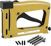 Abizarch Picture Framing Point Driver Aluminum Alloy Hand Picture Frame Tool with 2000 Nails Lightweight Point Nail Tacker Adjustable Photo Frame Backing Nailer for Picture Frame ZHAZHAMO(Yellow)