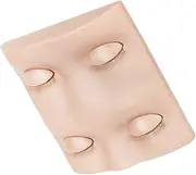 WOONEKY Professional Lash Practice Kit Realistic Silicone Lash Mannequin Head for Eyelash Extensions