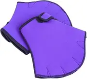 BESPORTBLE Swim Webbed Gloves Gill Waterproof Gloves Light Surf Water Aerobics Gloves Pool Baseball Glove Hand Fins Lobster Gloves for Diving Warmers Paddles Aquatic Car Lap Sea Purple