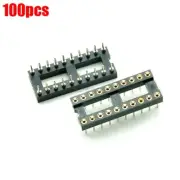 100Pcs Socket Adaptor Dip Gold Plated Machined Sip Round 20Pin Solder Type Ne ia