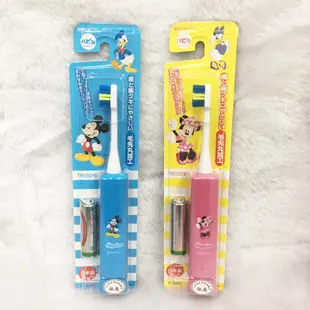 💥現貨在台💥日本 Disney 迪士尼 日製 兒童 電動牙刷 米奇 米妮 附電池