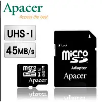 在飛比找蝦皮購物優惠-Apacer 32GB 記憶卡 UHS-I Class10 
