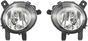Compatible for BMW F20 F30 316i 318i 320i 328i 335i 114i 116i 118i 125i 2011-2016 63177248911 63177248912 Car Clear Lens Fog Light Shell(Gloss Black)