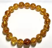 10mm Authentic Baltic Amber Beads Bracelet JY3755