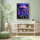 Mushroom House Non-Flocked Abstract Series Home Poster Wall Art Decor Painting