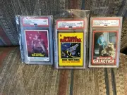 Battlestar Galactica Boxey Smiles PSA 8.5, HE 86 PSA 9 80th Ann. PSA 10 3 slabs