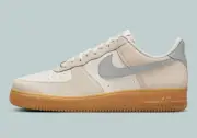 Nike Air Force 1 '07 LV8 Low Phantom Gum Yellow Smoke Grey FQ8714-002 sz 15 Men
