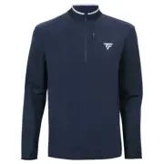 Sweatshirts tennis Men Tecnifibre Quarter Zip 22 21POQUA22 Navy blue