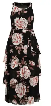 City Chic Xxs Maxi Imperial Bloom Plus Size 12