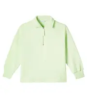 [Il Gufo] Il Gufo Cotton half-zip sweater Y 3 green