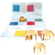 Bee-Bot Robot with Wooden Tunnels & 1 Activity Mat Kids STEM Coding Toy Robotics