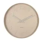Karlsson Mr Brown Wall Clock 38cm Quartz Battery Operated Decorative Clock