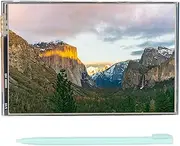Touch Screen for Raspberry Pi, 3.5 inch 480x320 Resolution Colorful TFT LCD Display Screen with Resistance, Portable Touchscreen with Stylus, Easy to Install