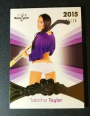2015 Benchwarmer TABITHA TAYLOR Signature #79 Gold Variant/20 PLAYBOY Playmate
