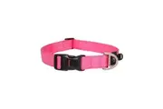 Rogz Pink X-Large 25mm Wide x 43cm to 70cm Classic Utility Collar for Dogs & Puppies