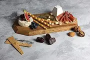 GABEL & TELLER Facet Marble Serving Board, 40 x 20 cm