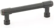 Emtek 86687US10B Jasper Cabinet Pull, 4" C-C, Oil Rubbed Bronze