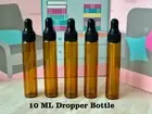 10ml Amber glass bottle for perfume essential oil dropper bottle pipette
